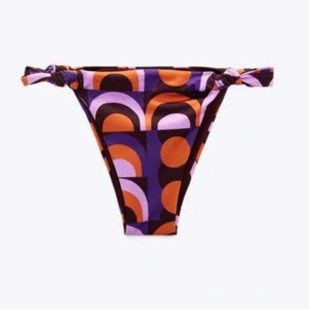 Zara Printed Bikini Bottom